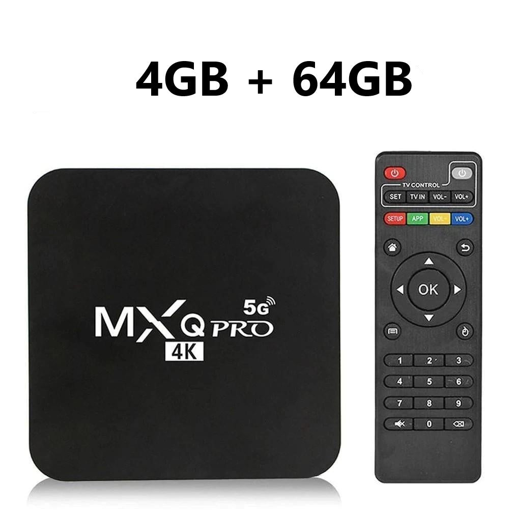 Tv Box Mxq 4K Conversor Smart - Memoria 64GB RAM 4GB - Shayatech.